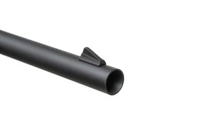 Manganese Phosphate treatment on a rifle barrel Surface-Treatment: Phosphate Firearm close up