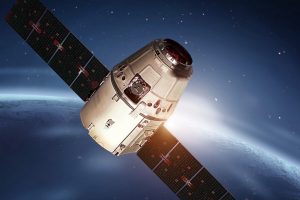 Cargo spaceship with parts treated with hard coat anodizing Cargo spaceship with parts treated with hard coat anodizing