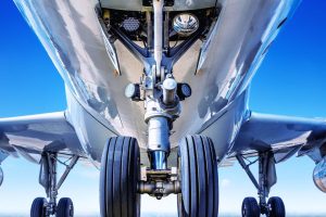 Anodized metal on underside of airplane anodized metal on the under side of airplane.